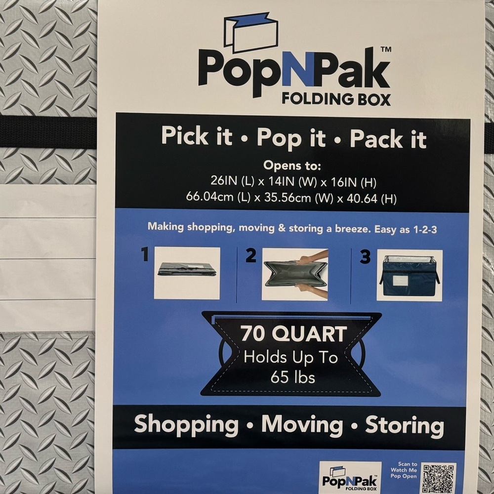 POPNPAK Collapsible Storage Box 2/pack